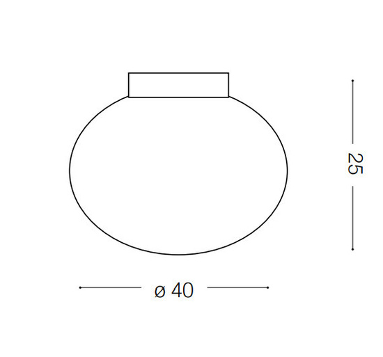 PLAFON / KINKIET CANDY PL1 D40 086781 IDEAL LUX
