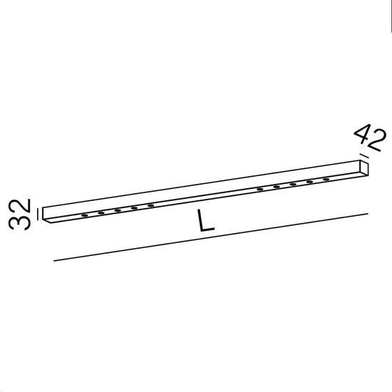 LENS LINE LED section natynkowy AQform