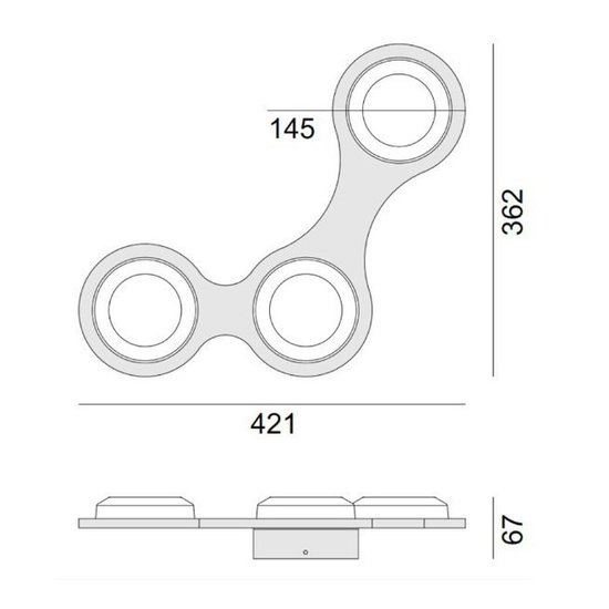 Kinkiet Galaxy WL Zaho Lighting
