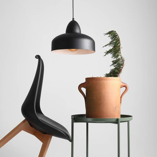 CZARNA LAMPA WISZĄCA COMO 946G1