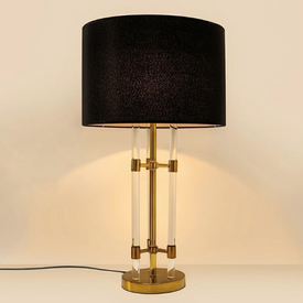MOOSEE lampa stołowa MOXY złota / czarna