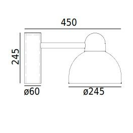 Oprawa masztowa Koster Norlys art 1913 aluminium