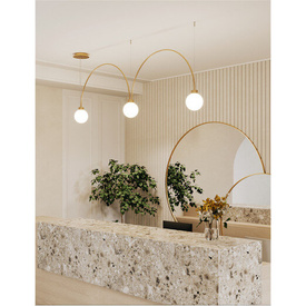 Lampa wisząca FLYING BALL arc LED AQform