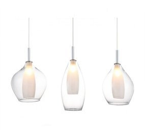 Lampa wisząca Amber Milano 3 Clear Azzardo
