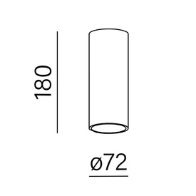 Kinkiet zewnętrzny VIP round up&down LED 230V AQForm 