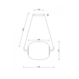 Oprawa wisząca Epli biała UMMO