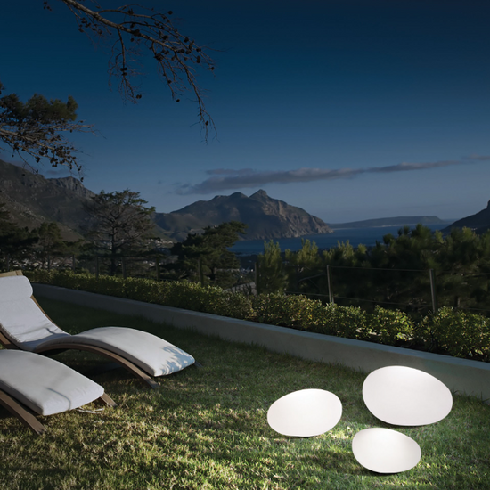 Lampa zewnętrzna w kształcie kamienia SASSO PT1 D25 161754