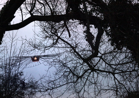 LAMPA WISZĄCA VERTIGO DUŻA ZIELONA - 200 cm