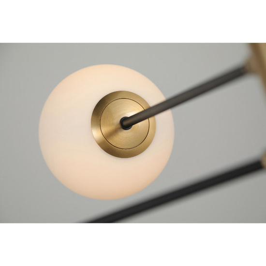 Oryginalna lampa wisząca Oviedo 8 Black/Gold Azzardo
