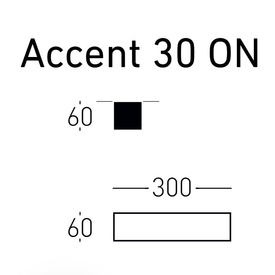 Oprawa natynkowa Accent ON 30 Chors