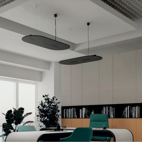 Lampa wisząca  Aqform AQfelt OVALL RAFTER points LED 
