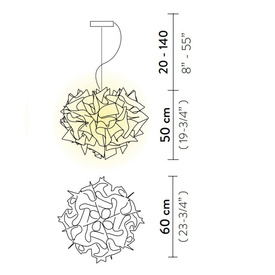 Lampa wisząca Veli Large Slamp