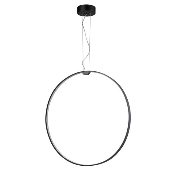 Lampa wisząca ACIRCULO LED CZARNA 74 CM