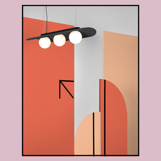 Lampa wisząca AQfelt OVALL BALL LED Aqform