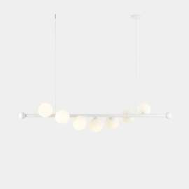 Lampa wisząca WAVE 7 1115T biała