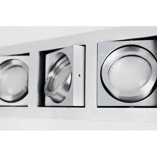 Wpust PACO 3 aluminium Azzardo