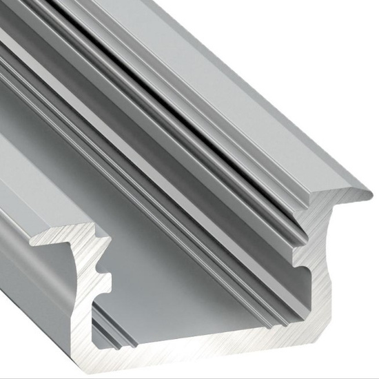 Profil wpuszczany srebrny anodowany typ B 2 metry