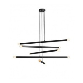 Lampa wisząca Tubo 10 1072M1 czarna