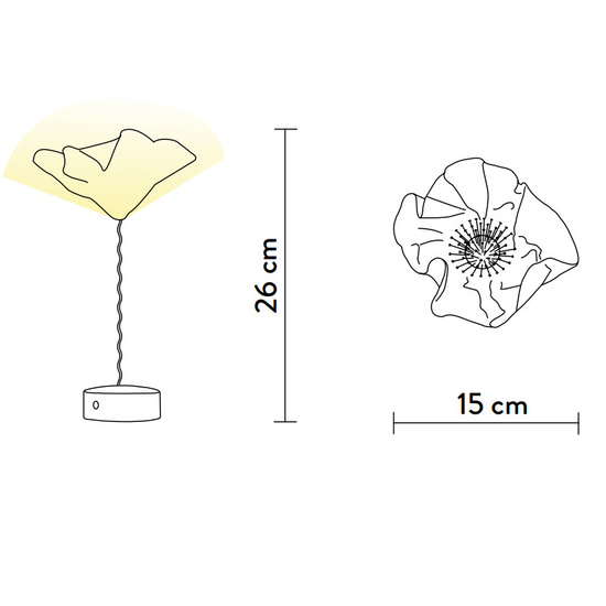 Lampka Lafleur Applique SLAMP