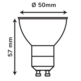Żarówka LED line LITE LED GU10 7W 3000K 600lm 220-240V