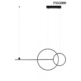 Czarna lampa wisząca RAGE Moosee