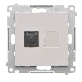 Gniazdo komputerowe pojedyncze RJ45 kategoria 6 Simon 55 