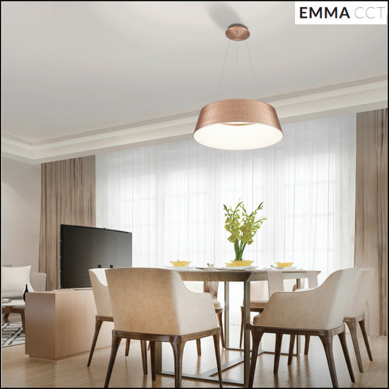 Złota lampa z pilotem EMMA 60 Azzardo AZ5095