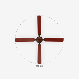 Wentylator Malvinas brąz Faro 33111