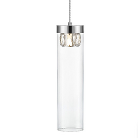 Lampa wisząca Gem srebrna ZUMA LINE P0389-01D-F4AC