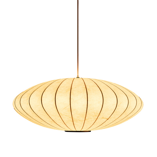 Lampa wisząca SILK FLAT biała 60 cm