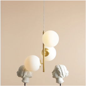 Lampa wisząca FIN 3 BRASS M Aldex