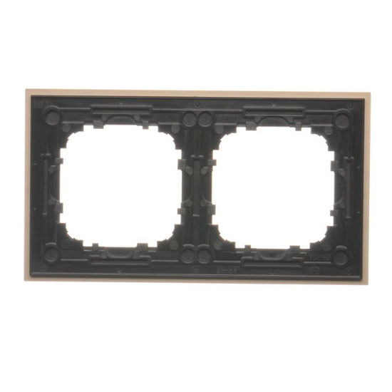 Ramka metalowa dwukrotna Simon 55 Nature