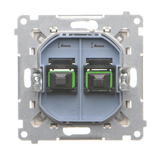 Gniazdo światłowodowe podwójne Simon 55