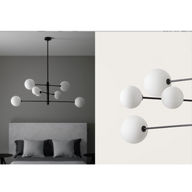 Lampa wisząca ATOM C1214/8/ORO/TRAN Aromas 