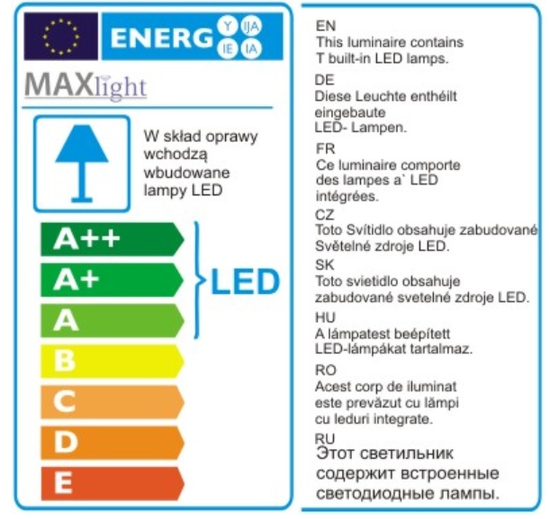 LAMPA WISZĄCA COFFEE DUŻA P0373 MAXLIGHT
