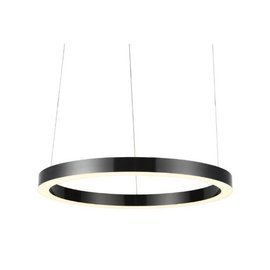 Lampa wisząca CIRCLE 80 ledowa 80 cm czarna