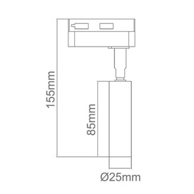 Oprawa do szynoprzewodu Slimi Track Gold OPEN DESIGN HIGHLIGHTS