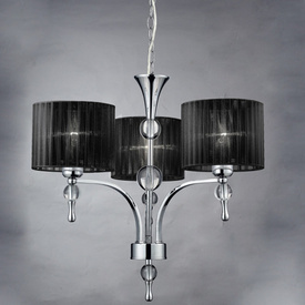 Żyrandol Impress 3 czarny AZ0498