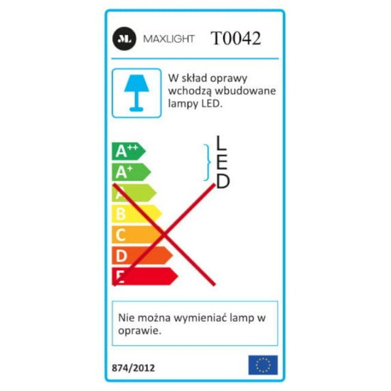 Lampka biurkowa Lozanna Złota MAXLIGHT 