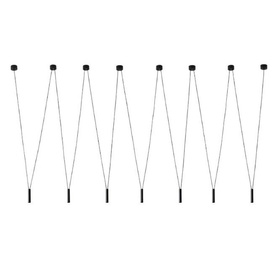 Nowoczesna lampa wisząca VIVA VII NERO OPEN DESIGN HIGHLIGHTS