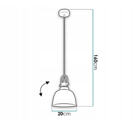 Lampa wisząca Amalfi M Gold I  9153 Nowodvorski