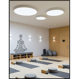 Plafon BIG SIZE next round 66 cm 4000K mikropryzma LED AQFORM