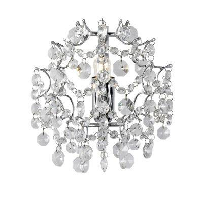 Kinkiet kryształowy Rosendal Markslojd 102335 chrom