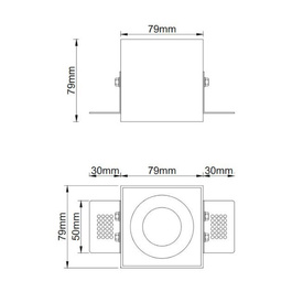 Oprawa do zabudowy Sotto Nero OPEN DESIGN HIGHLIGHTS
