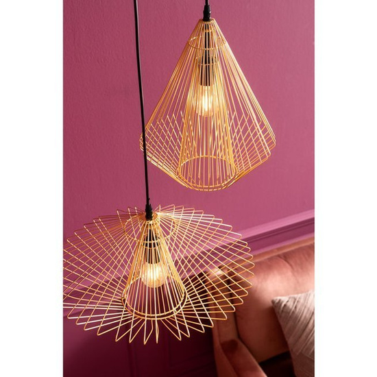Lampa wisząca Modo Wire Gold 52532 Kare Design