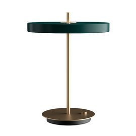 Lampa stołowa Asteria ciemna zieleń UMAGE