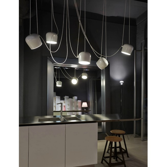 Lampa wisząca AIM Small czarna F0095030 Flos