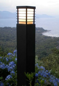 Słupek ogrodowy Halmstad Norlys art. 296 czarny