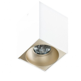 Plafon Hugo biały / szampański Azzardo