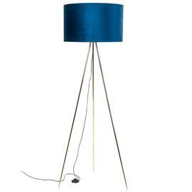 Lampa podłogowa tripod INGA granatowa Zuma Line H06-GD-BL